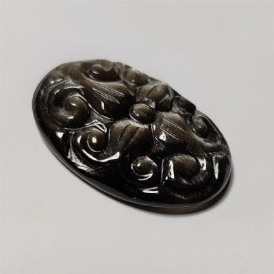 Silversheen Obsidian Carving