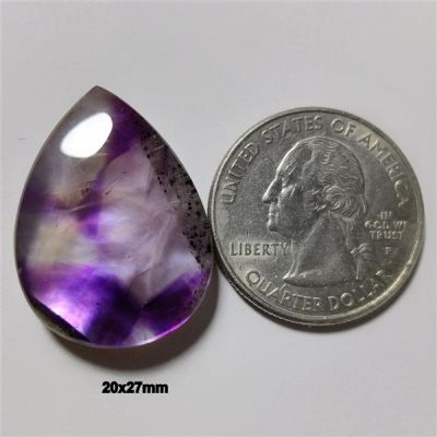 Trapiche Amethyst & Mother Of Pearl Doublet