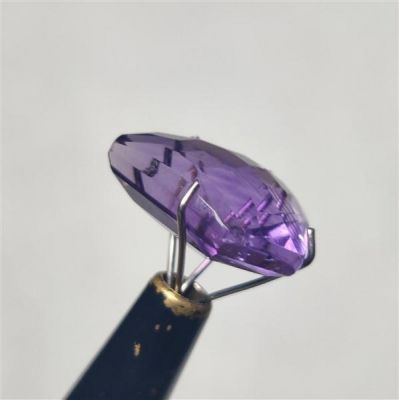 Checkerboard Faceted Amethyst
