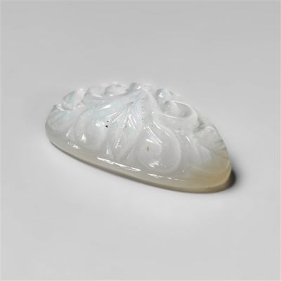 White Moonstone Mughal Carving