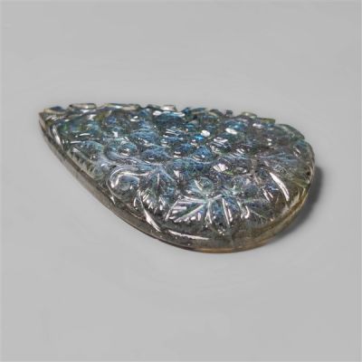Blue Labradorite Mughal Carving