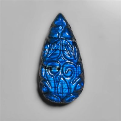 Blue Labradorite Mughal Carving