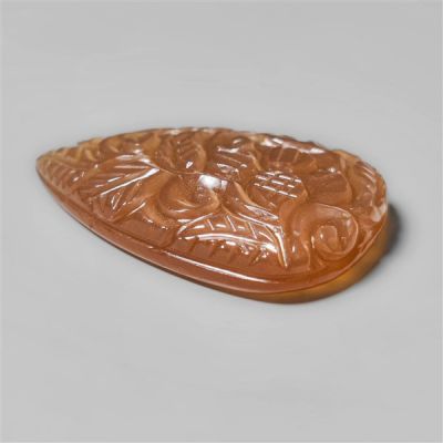 Peach Moonstone Mughal Carving