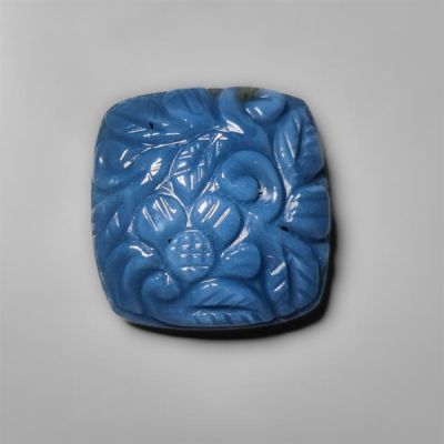 Owyhee Blue Opal Mughal Carving