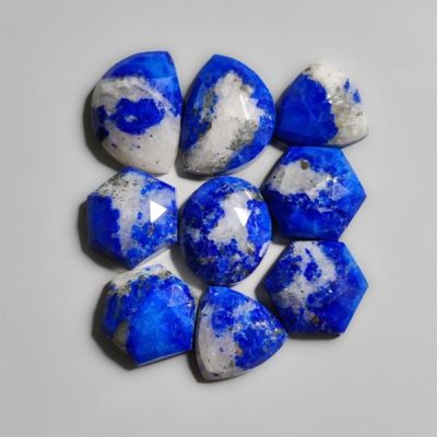Rose Cut Lapis Lazuli with Quartz Lot