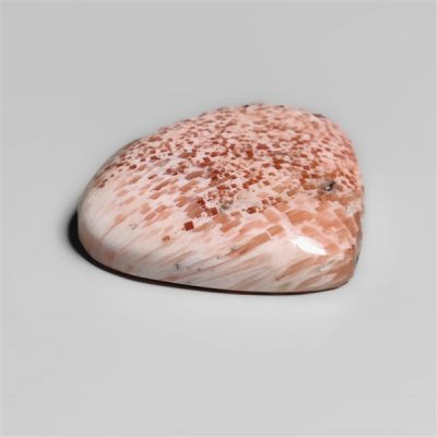 Pink Scolecite Heart Carving