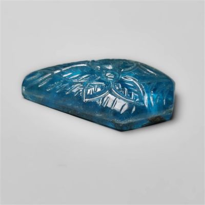 Mughal Carving Crystal & Neon Apatite Doublet