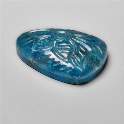 Mughal Carving Crystal & Neon Apatite Doublet