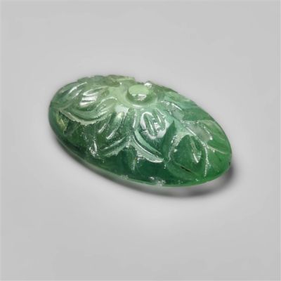 Green Fluorite Mughal Carving