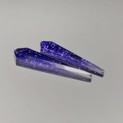 step-cut-himalayan-crystal-&-blue-goldstone-doublets-pair-n14184