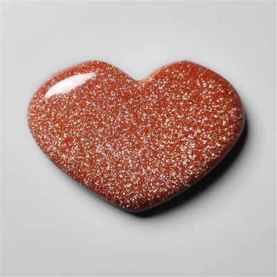 Goldstone Heart Carving