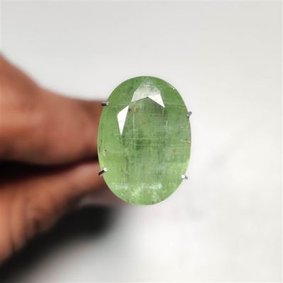 Faceted Green Kyanite