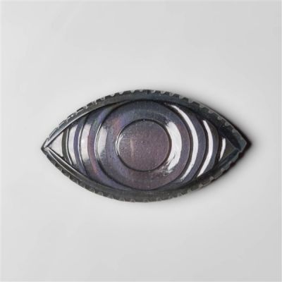 Rainbow Obsidian Evil Eye Carving