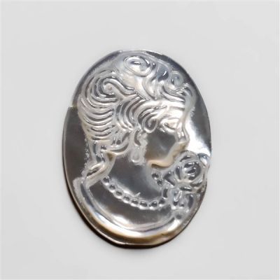Mother Of Pearl Cameo Woman Carving
