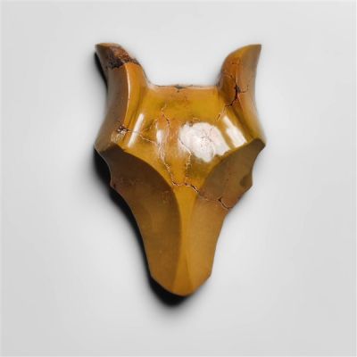 Hubei Turquoise Fox Head Carving