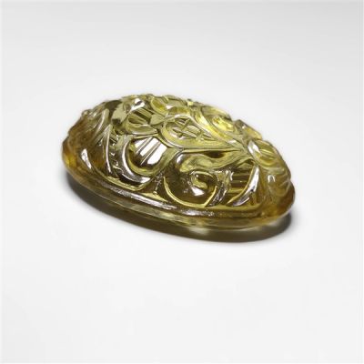 Lemon Quartz Mughal Carving