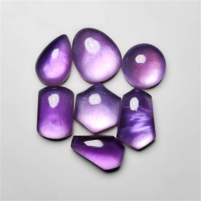 Amethyst WIth Mother Of Pearl Doublets Lot