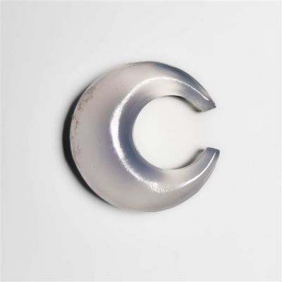 Namibian Chalcedony Crescent Carving