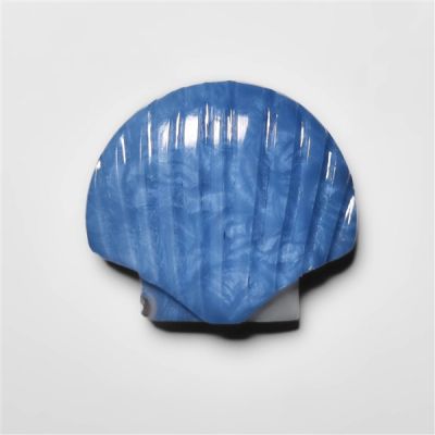 Blue Opal Scallop Shell Carving