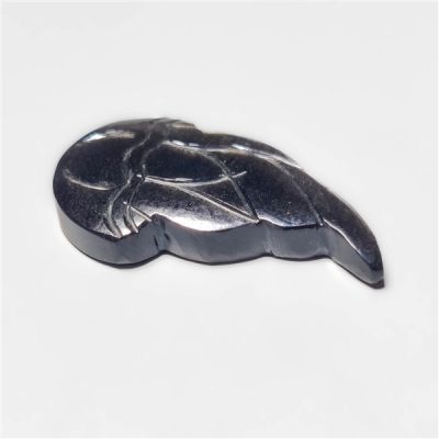 Silversheen Obsidian Jelly Fish Carving