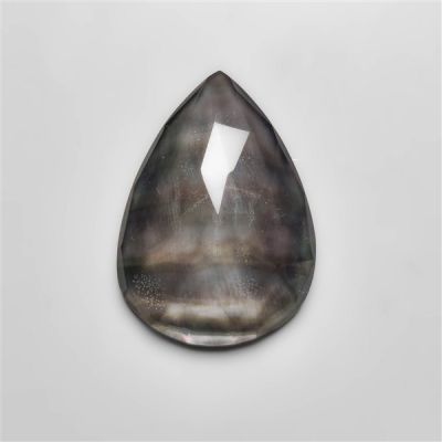 Rose Cut Himalayan Crystal With Black Mother Of Pearl Doublet