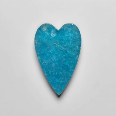 Himalayan Crystal With Neon Apatite Heart Carving Doublet