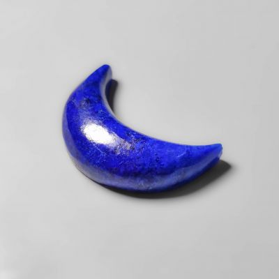 Lapis Lazuli Crescent Moon Carving