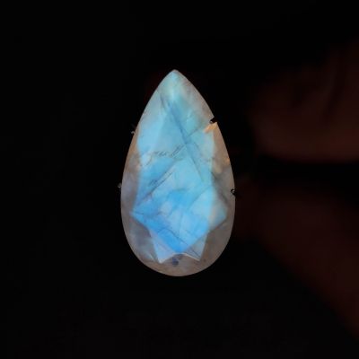 Faceted Rainbow Moonstone