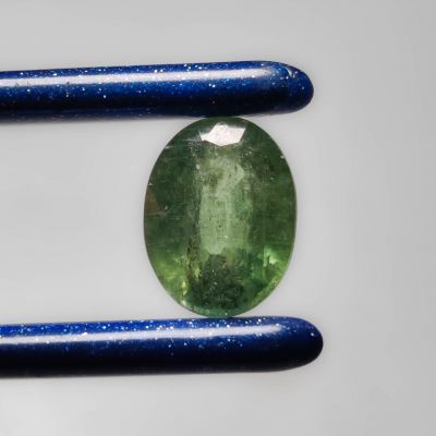 Rare Faceted Large Green Kyanite