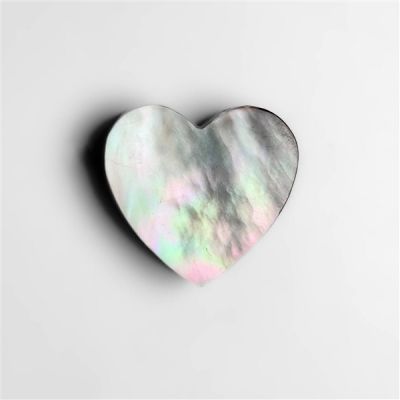 Tahitian Rainbow Mother Of Pearl Heart Carving