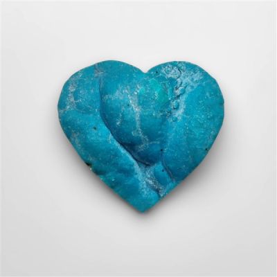 Botryoidal Chrysocolla Heart Carving