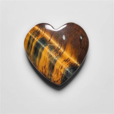 Tiger Eye Heart Carving-N20216