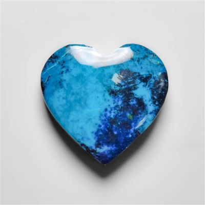 Shattuckite with Azurite Heart Carving