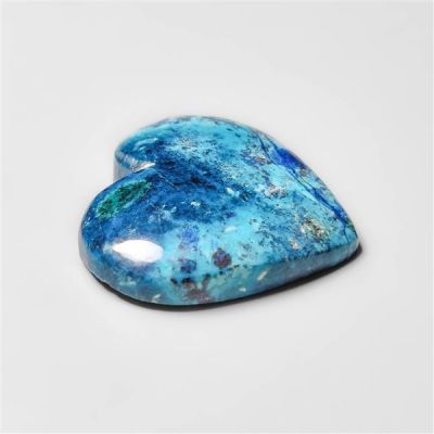 Shattuckite with Azurite Heart Carving-N20271