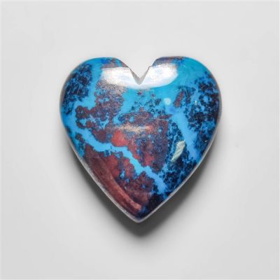 Shattuckite with Azurite Heart Carving-N20277