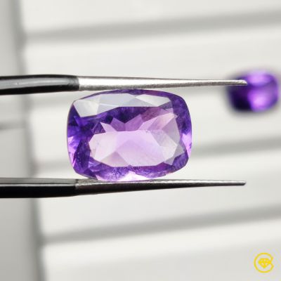 14X10 mm Faceted Brazillian Amethyst Calibrated Lot