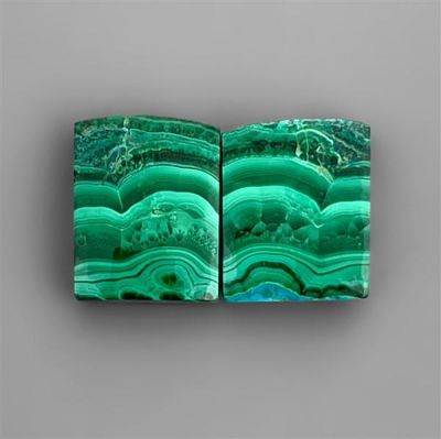 Malachite Pair With Chattoyance