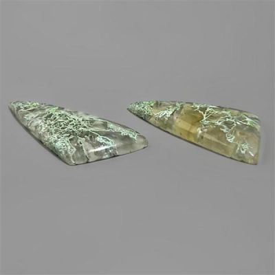 Horse Canyon Moss Agate Pair