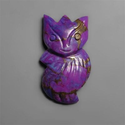 Purple Mohave Turquoise Calcifer Carving