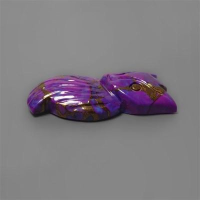 Purple Mohave Turquoise Calcifer Carving