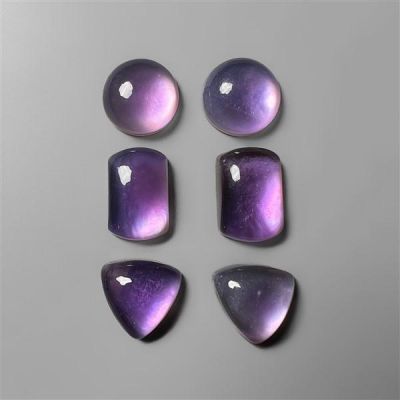Amethyst & Mother Of Pearl Doublet Set