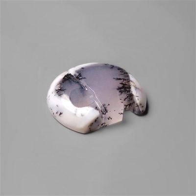Dendritic Agate Elephant Carving
