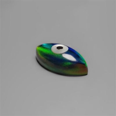 Aurora Opal With Mother Of Pearl Inlay Evil Eye Carving