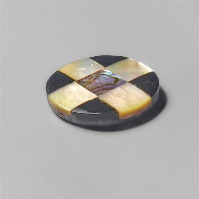 Mother Of Pearl, Black Onyx And Abalone Shell Inlay