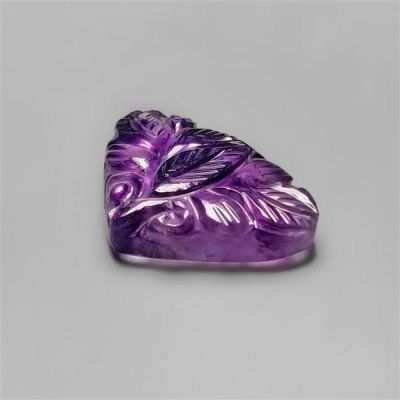 Trapiche Amethyst Mughal Carving