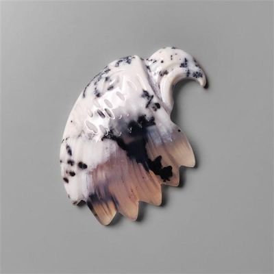 dendritic-agate-eagle-face-carving-n5488