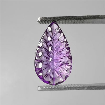 Faceted Amethyst Honeycomb Carving
