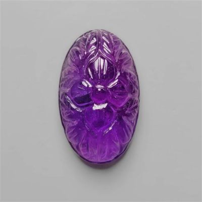 High Dome Amethyst Mughal Carving