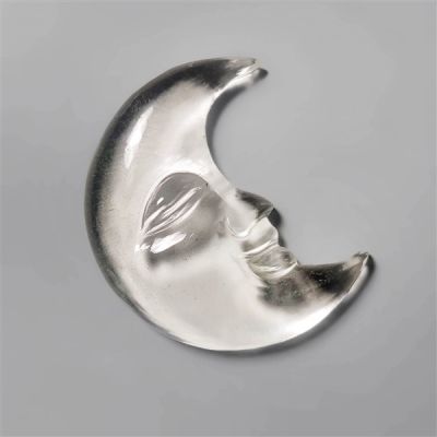 Crystal Moonface Crescent Carving