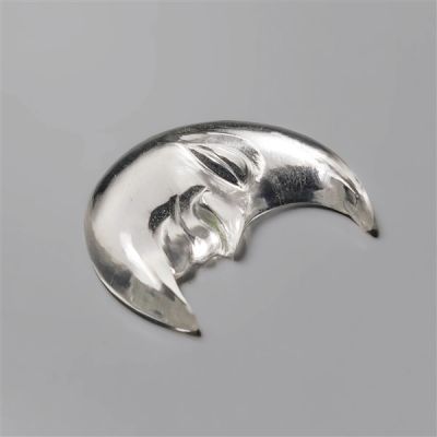 Crystal Moonface Crescent Carving
